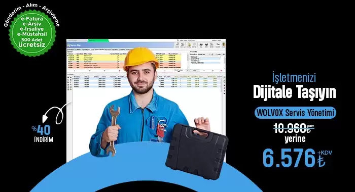 Akınsoft Servis Yönetim Kampanyası 1 İşletmenizi Dijitale Taşıyın - Servis Yönetimi %40
