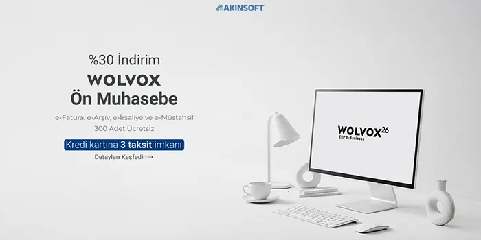 Wolvox Ön Muhasebe Programı Kampanyası