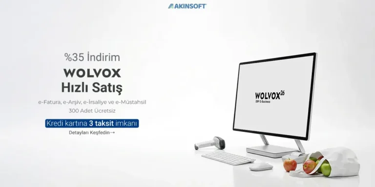 Akınsoft Wolvox Hızlı Satış %35 Indirim Kampanyası