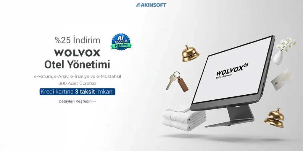 Wolvox Otel Programı Kampanyası İndirim + Ai Modülü Hediye