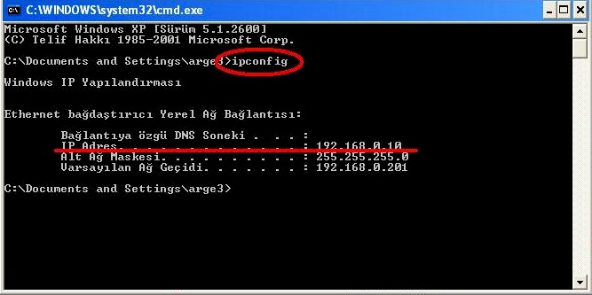 Ip Numarası Kontrolü