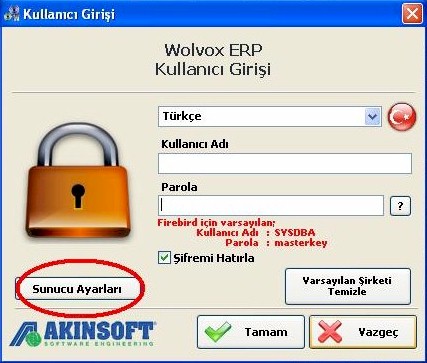 Sunucu Ayarları